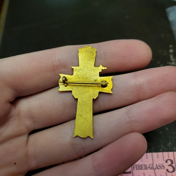 Kentucky fire fighter and free mason cross pin - Picture 2 of 4